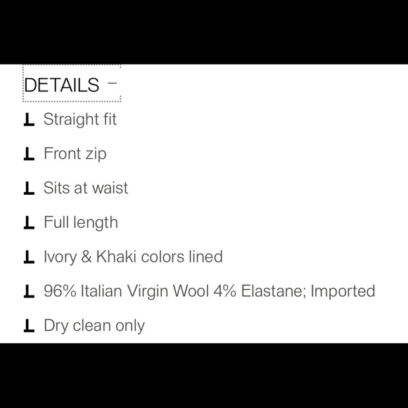 Lafayette lightweight stretch Italian wool pants - Picture 7 of 10